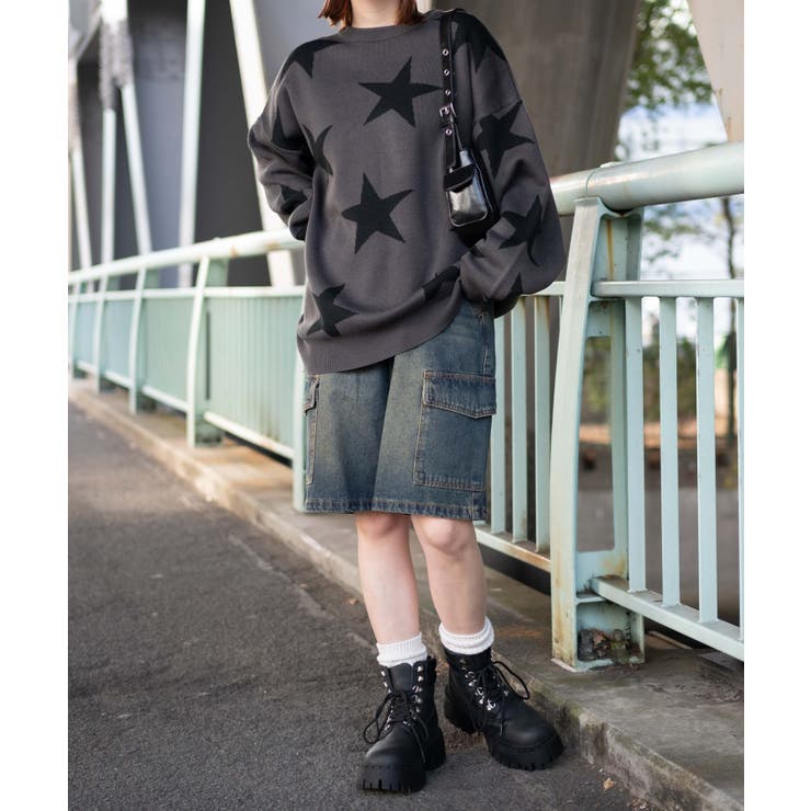 スタージャガードニットプルオーバー[品番：WG010093423]｜WEGO