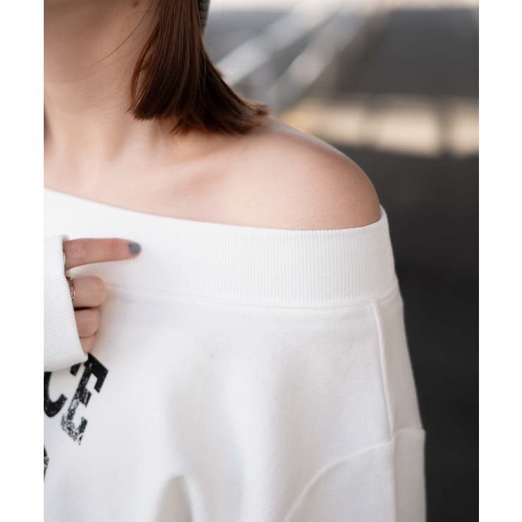 オフショルショートスウェット[品番：WG010093424]｜WEGO【WOMEN