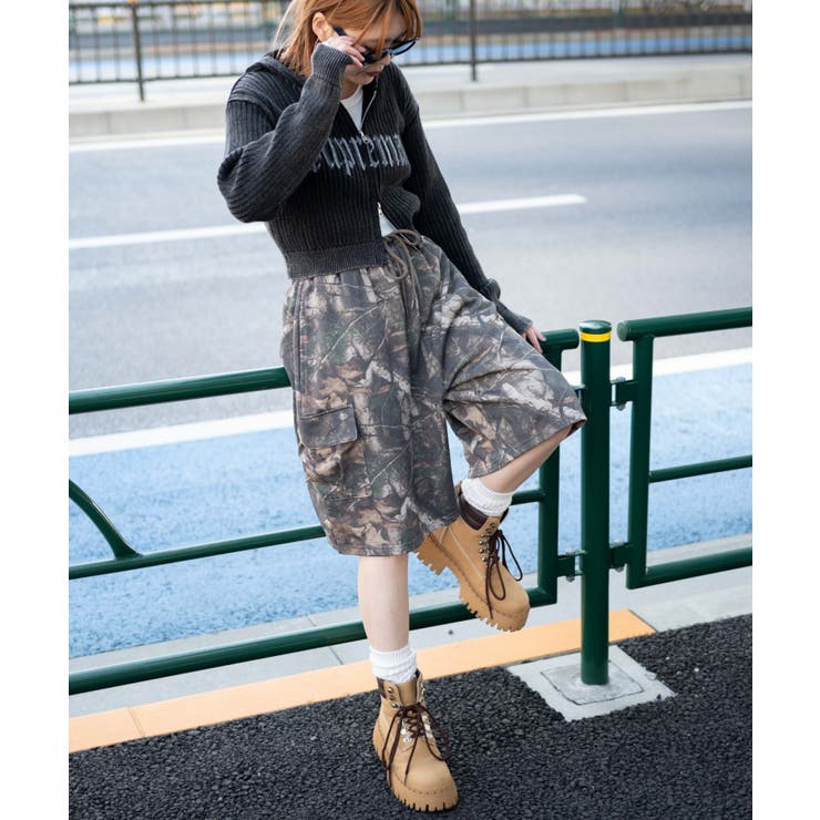 リアルツリーカモフラハーフパンツ[品番：WG010093430]｜WEGO【WOMEN