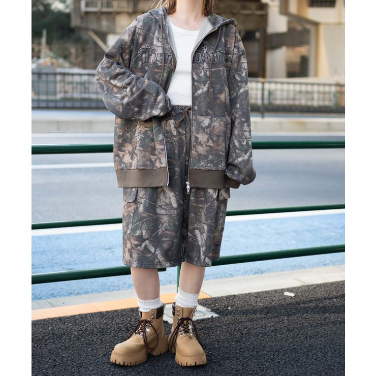 リアルツリーカモフラハーフパンツ[品番：WG010093430]｜WEGO
