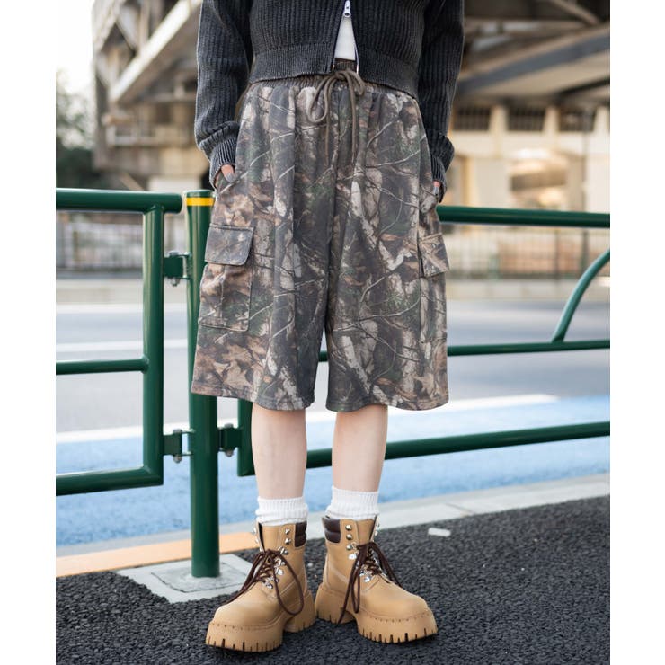 リアルツリーカモフラハーフパンツ[品番：WG010093430]｜WEGO