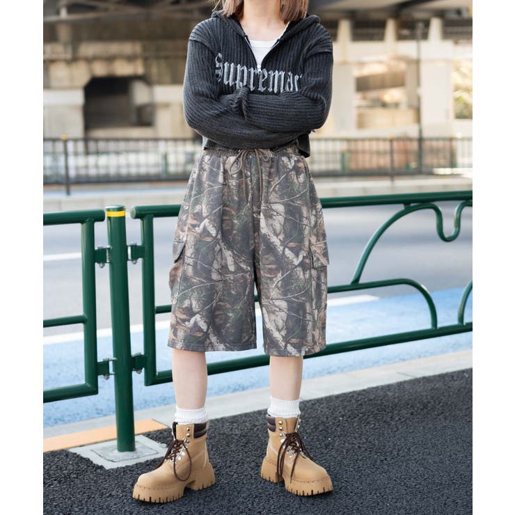 リアルツリーカモフラハーフパンツ[品番：WG010093430]｜WEGO