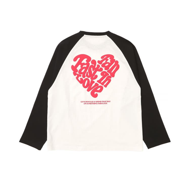 ラグランハートグラフィックT(LS)[品番：WG010093435]｜WEGO【MEN