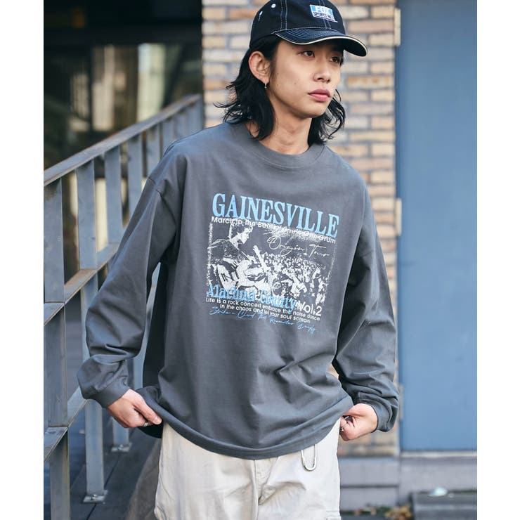 ヴィンテージライクグラフィックT(LS)[品番：WG010093458]｜WEGO【MEN
