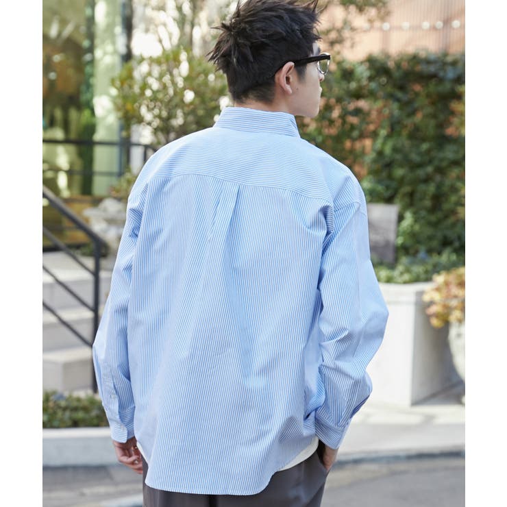 オックスフォードワンポイントシャツ(LS) | WEGO【MEN】 | 詳細画像9 