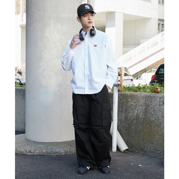 オックスフォードワンポイントシャツ(LS) | WEGO【MEN】 | 詳細画像13 