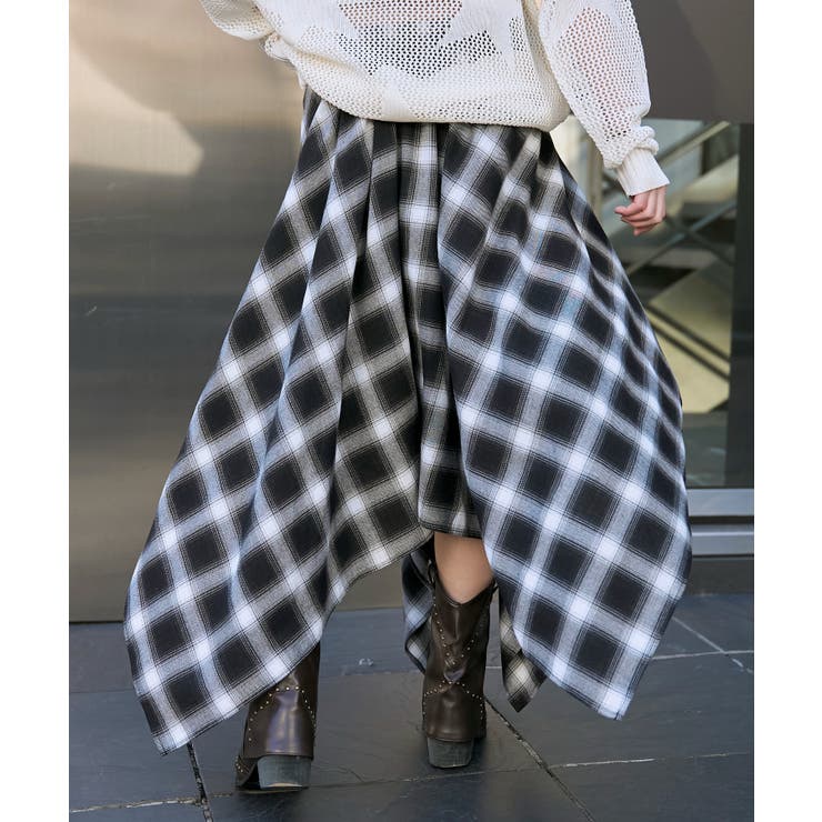 チェックシャツラップスカート[品番：WG010093462]｜WEGO【WOMEN