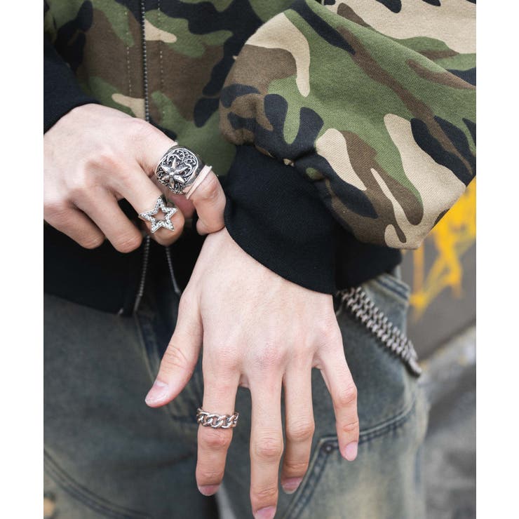 カモフラグラフィックZIPパーカー[品番：WG010093482]｜WEGO