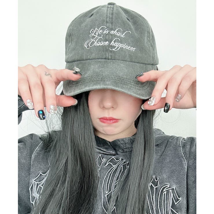 ロゴ刺繍ピグメントキャップ | WEGO【MEN】 | 詳細画像7 