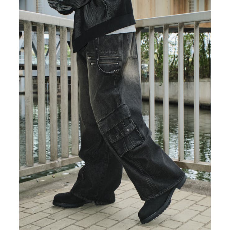マルチZIPデニムパンツ[品番：WG010093527]｜WEGO【MEN】（ウィゴー 