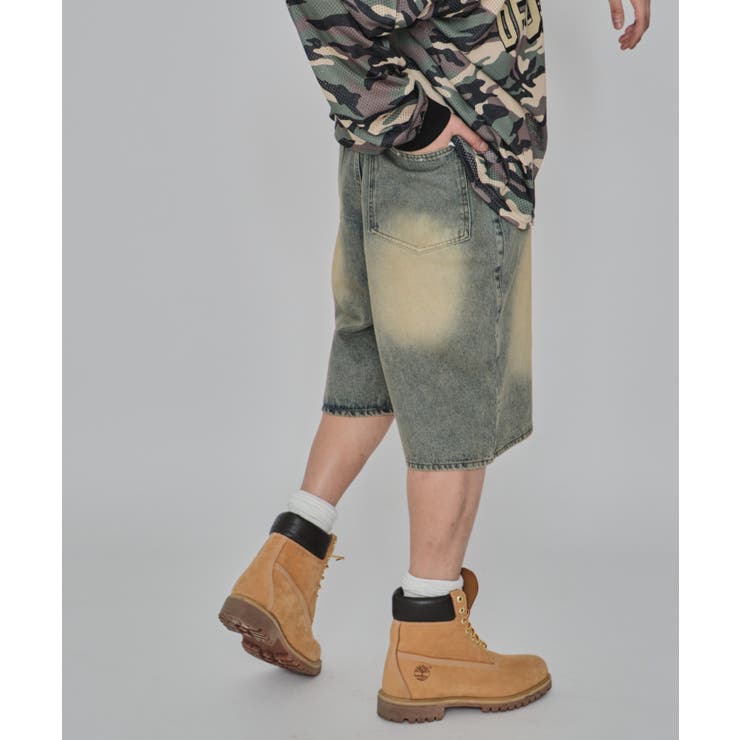 スーパーバギーデニムショーツ[品番：WG010093553]｜WEGO【MEN
