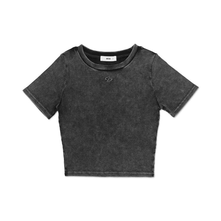 ヴィンテージウォッシュワンポイントリブT | WEGO【WOMEN】 | 詳細画像16 