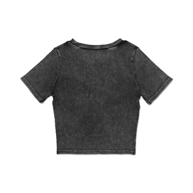 ヴィンテージウォッシュワンポイントリブT | WEGO【WOMEN】 | 詳細画像17 