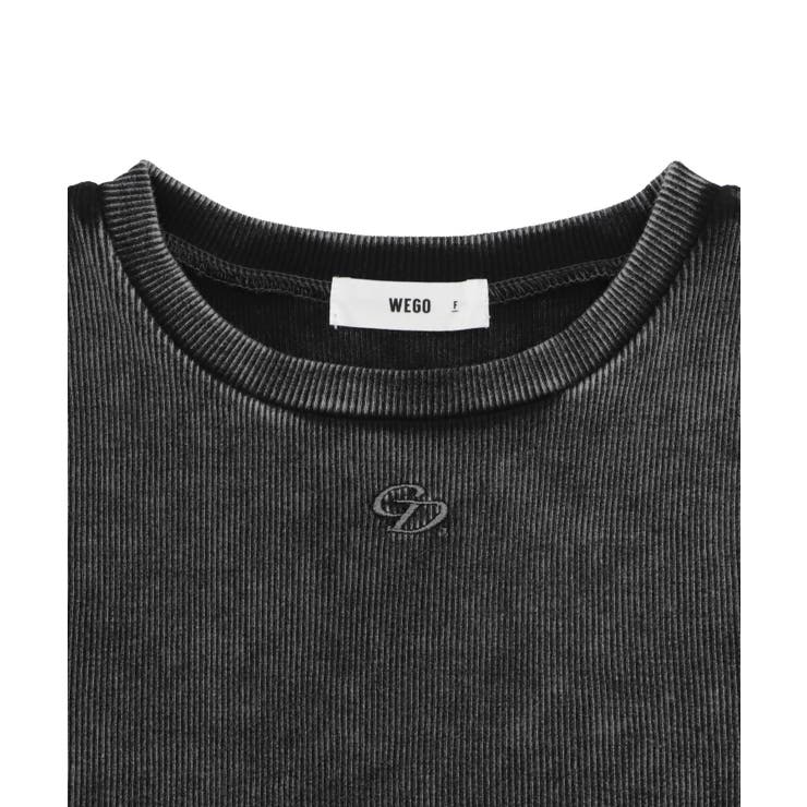 ヴィンテージウォッシュワンポイントリブT | WEGO【WOMEN】 | 詳細画像21 