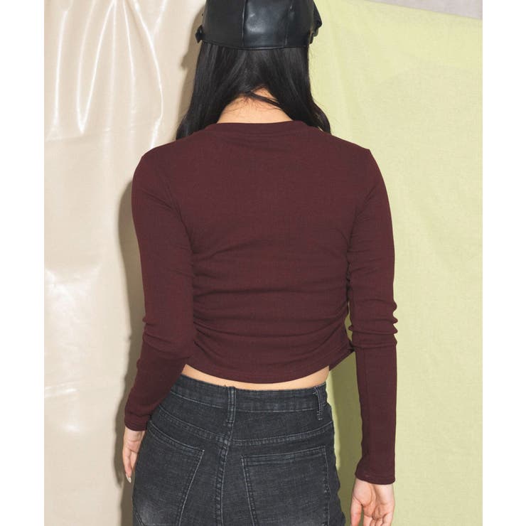 グラフィックロゴWジップトップス | WEGO【WOMEN】 | 詳細画像8 