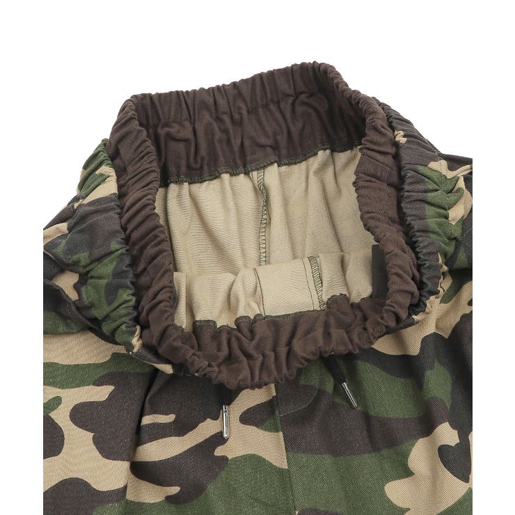 ダブルウエストカモフラハーフパンツ[品番：WG010093592]｜WEGO