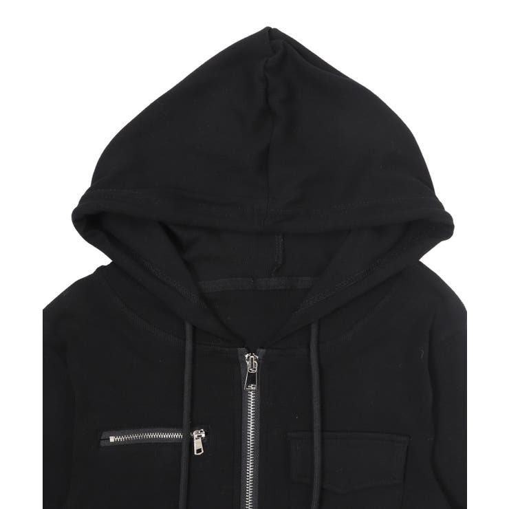 Wジップクロップドピチパーカー | WEGO【WOMEN】 | 詳細画像14 