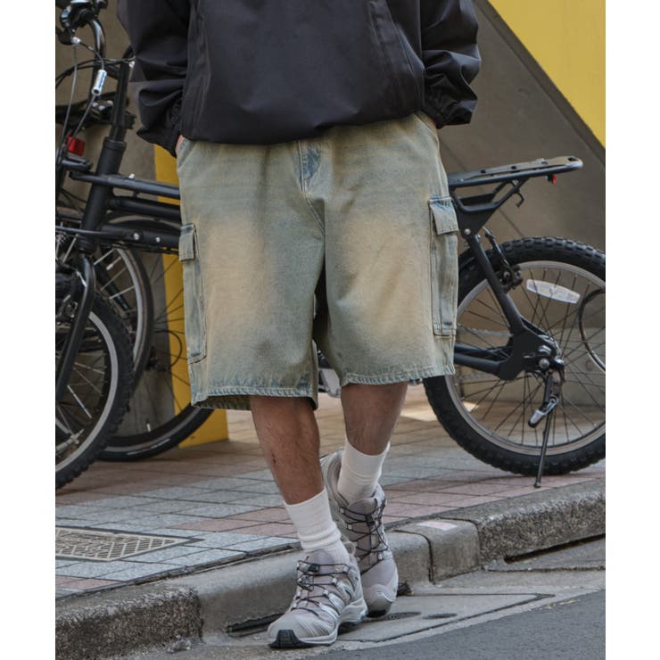 正規品 イージーバギーデニムカーゴショーツ[品番：WG010093606]｜WEGO パンツ