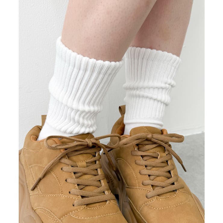 サポート付き無地リブソックス | WEGO【WOMEN】 | 詳細画像1 