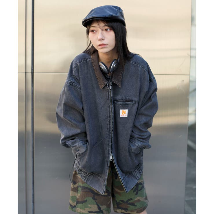 ワーカーズWジップデニムブルゾン[品番：WG010093684]｜WEGO