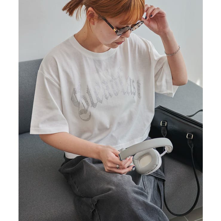 ラインストーンショートT | WEGO【WOMEN】 | 詳細画像8 