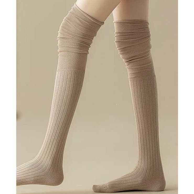 クシュクシュニーハイソックス | WEGO【WOMEN】 | 詳細画像1 