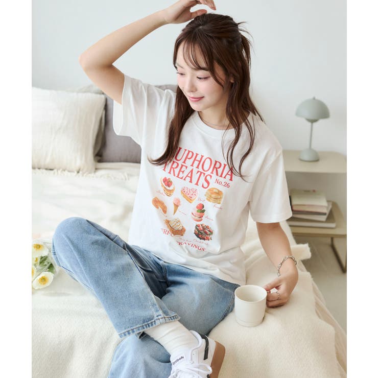 柄2 | グラフィックTシャツ | WEGO【WOMEN】