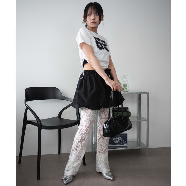 ナンバリングサイドドロストちびT | WEGO【WOMEN】 | 詳細画像7 