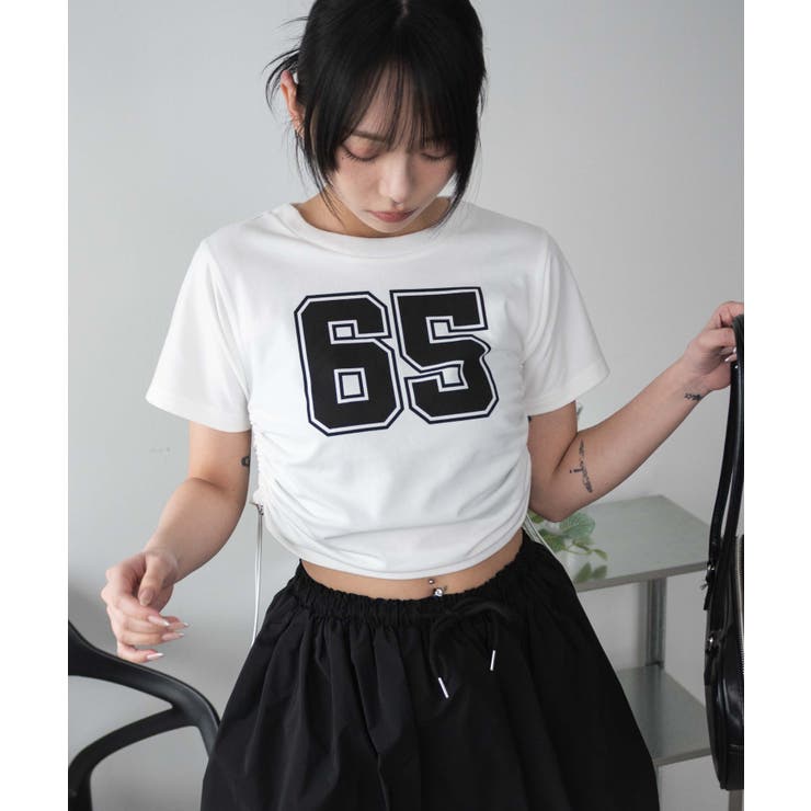 ナンバリングサイドドロストちびT | WEGO【WOMEN】 | 詳細画像8 