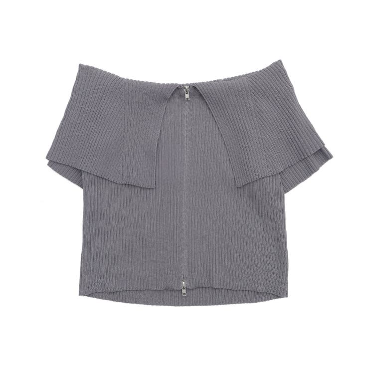 オフショルダブルジップニット | WEGO【WOMEN】 | 詳細画像16 