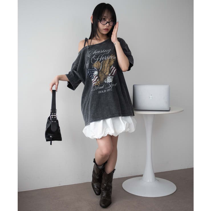 2WAYグラフィックワンショルBIGT | WEGO【WOMEN】 | 詳細画像4 