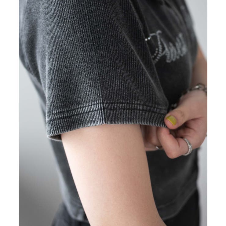 ラインストーンロゴWZIPトップス | WEGO【WOMEN】 | 詳細画像6 