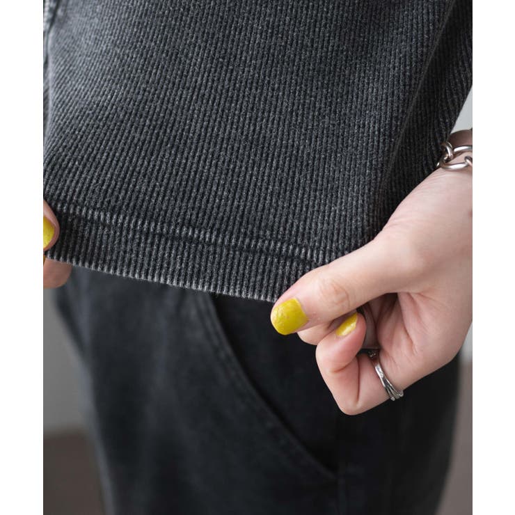 ラインストーンロゴWZIPトップス | WEGO【WOMEN】 | 詳細画像7 