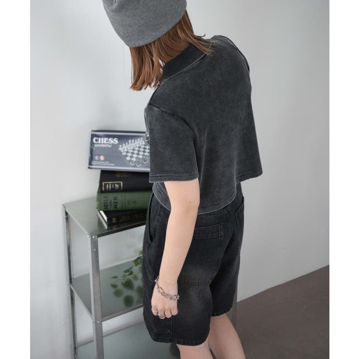 ラインストーンロゴWZIPトップス | WEGO【WOMEN】 | 詳細画像17 