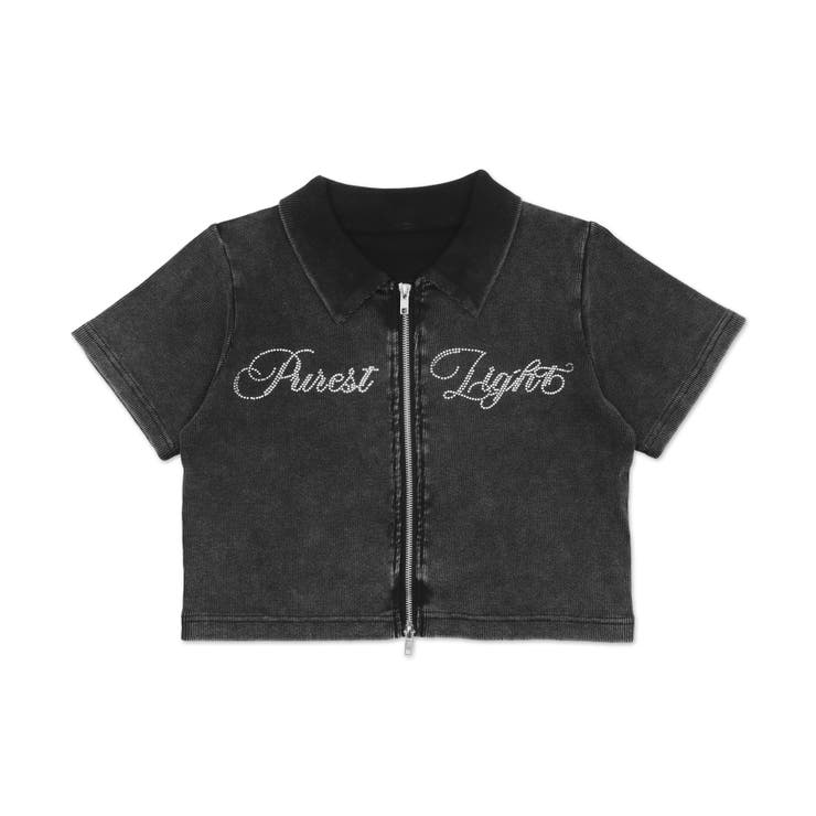 ラインストーンロゴWZIPトップス | WEGO【WOMEN】 | 詳細画像20 