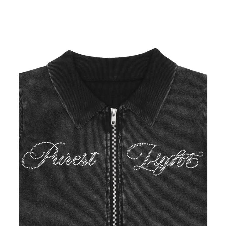 ラインストーンロゴWZIPトップス | WEGO【WOMEN】 | 詳細画像22 