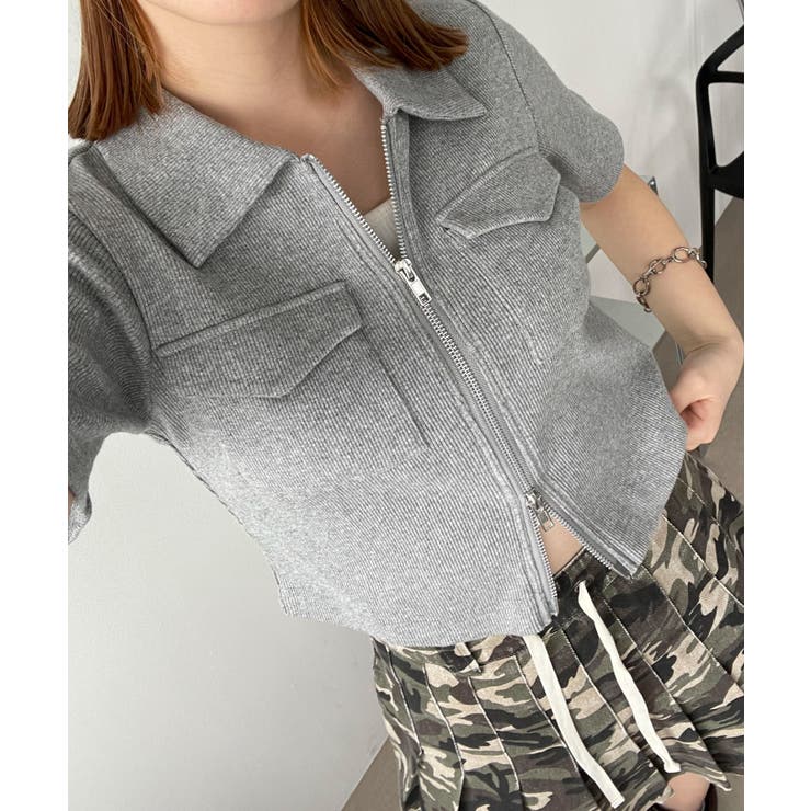 ポケットデザインWZIPトップス | WEGO【WOMEN】 | 詳細画像14 