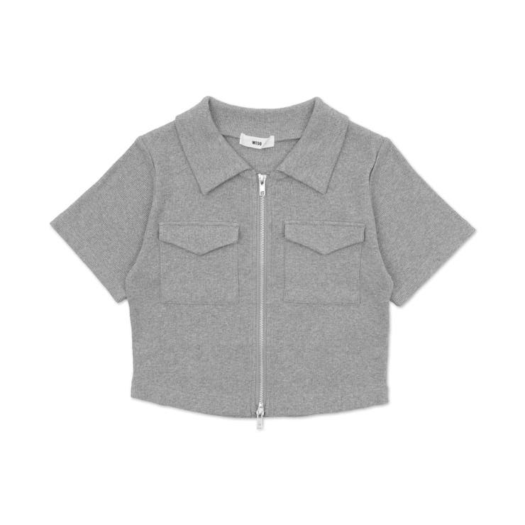 ポケットデザインWZIPトップス[品番：WG010093951]｜WEGO【WOMEN