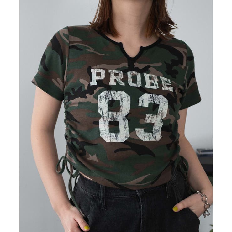 ヴィヴィ キーネックサイドレースアップちびT[品番：WG010093952]｜WEGO