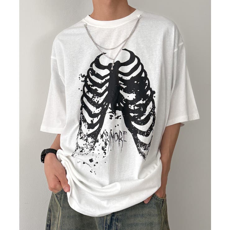 アクセ付きハードグラフィックT(SS) | WEGO【MEN】 | 詳細画像1 