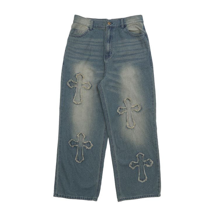 クロスモチーフオーバーダイバギーパンツ | WEGO【MEN】 | 詳細画像15 