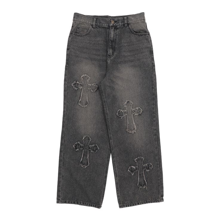 クロスモチーフオーバーダイバギーパンツ | WEGO【MEN】 | 詳細画像16 