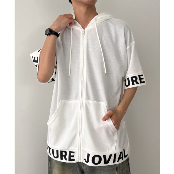 数量は多 グラフィックZIPパーカー(SS)[品番：WG010094003]｜WEGO【MEN メンズウェア