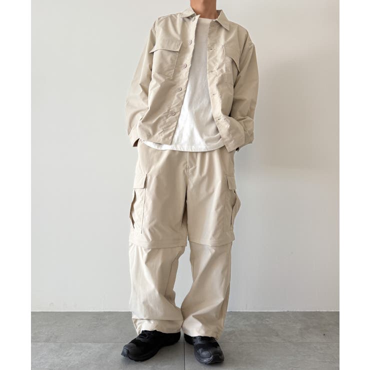 【大放出セール】 リップストップCPOシャツジャケット[品番：WG010094098]｜WEGO 男性用