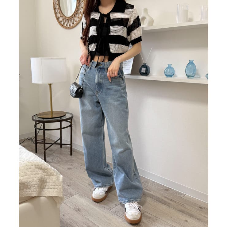 襟付きリボンメッシュショートカーデ | WEGO【WOMEN】 | 詳細画像2 