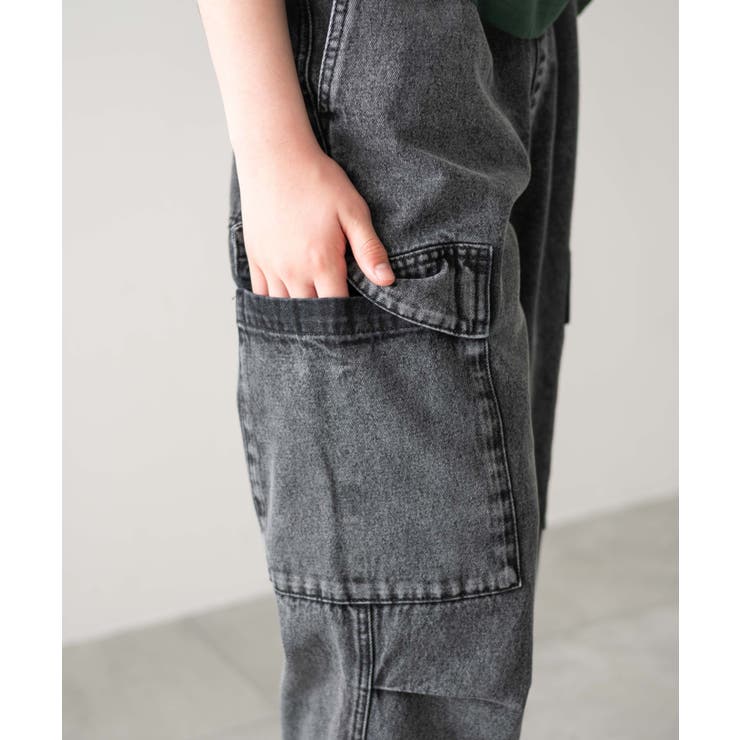 デニムイージーカーゴパンツ(JUNIOR) | WEGO【MEN】 | 詳細画像5 