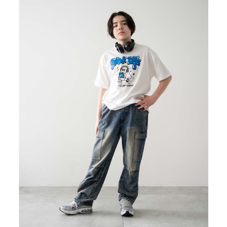 デニムイージーカーゴパンツ(JUNIOR) | WEGO【MEN】 | 詳細画像11 