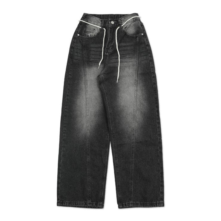 新作ウエア ウォッシュストリングデニム[品番：WG010094122]｜WEGO【WOMEN パンツ