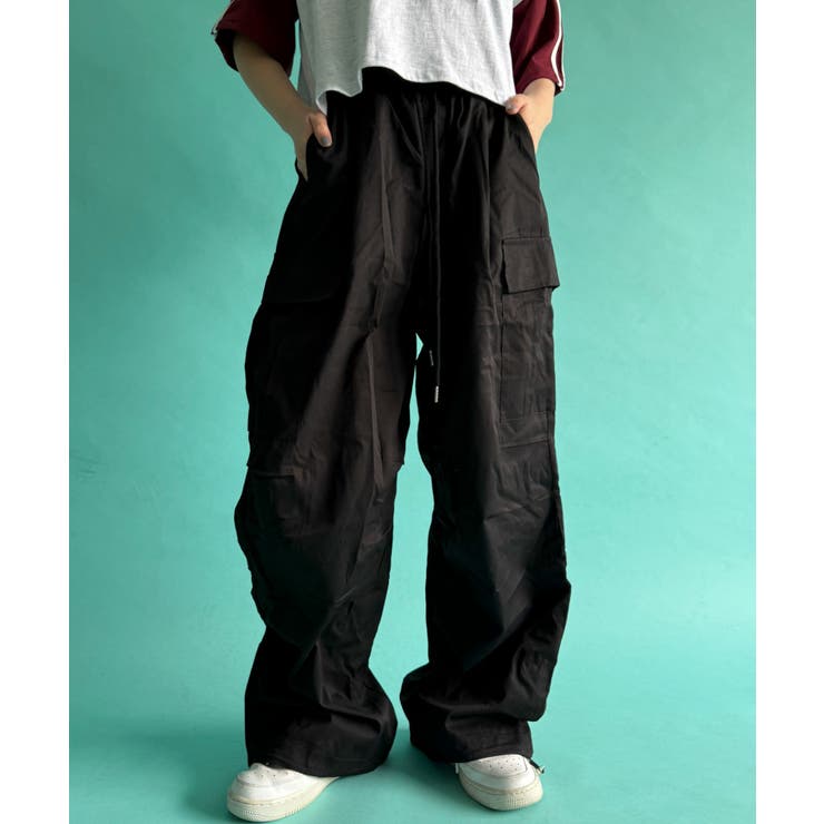BlackWeirdos イージー カーゴパンツ 22SS L 【フォロー割】 Black Weirdos ブラックウィドー 22SS Easy Cargo Pants Navy