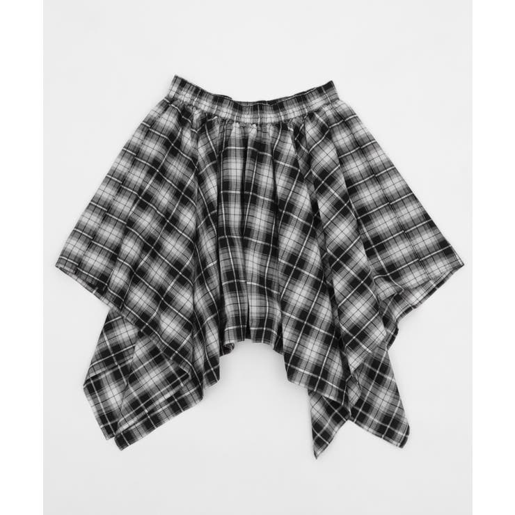 ランダムヘムチェックミニスカート[品番：WG010094134]｜WEGO